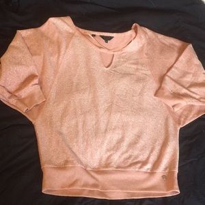 Sparkly Pink GUESS top